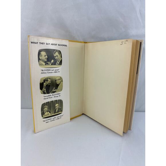 Best Of Bloopers by Kermit Schafer Radio & TV's Most Hilarious Boners Hard Cover - Picture 3 of 4